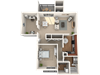 Keystone Crossing Apartment Two Bedroom